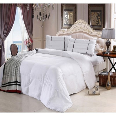 Eco friendly manufacturer make  nature bamboo fabric down filling quilt